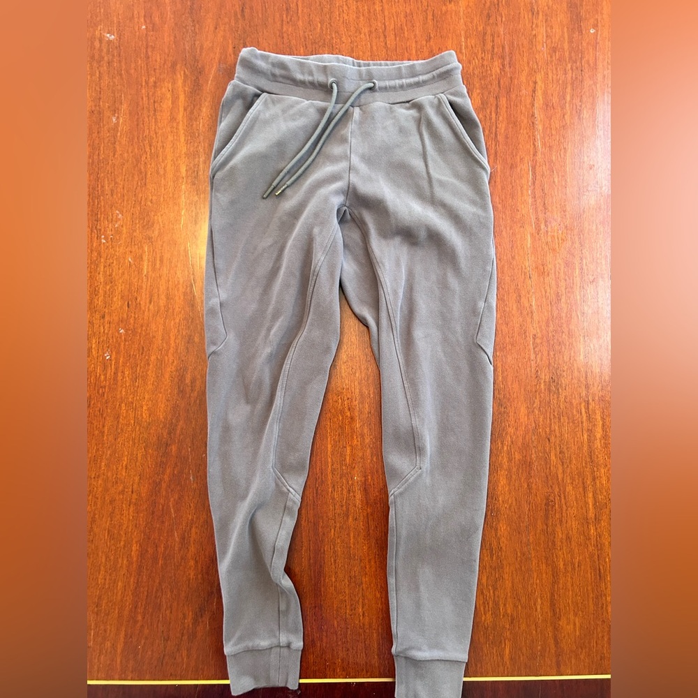 Alphalete Identity gray/blue color Women's Joggers size Small